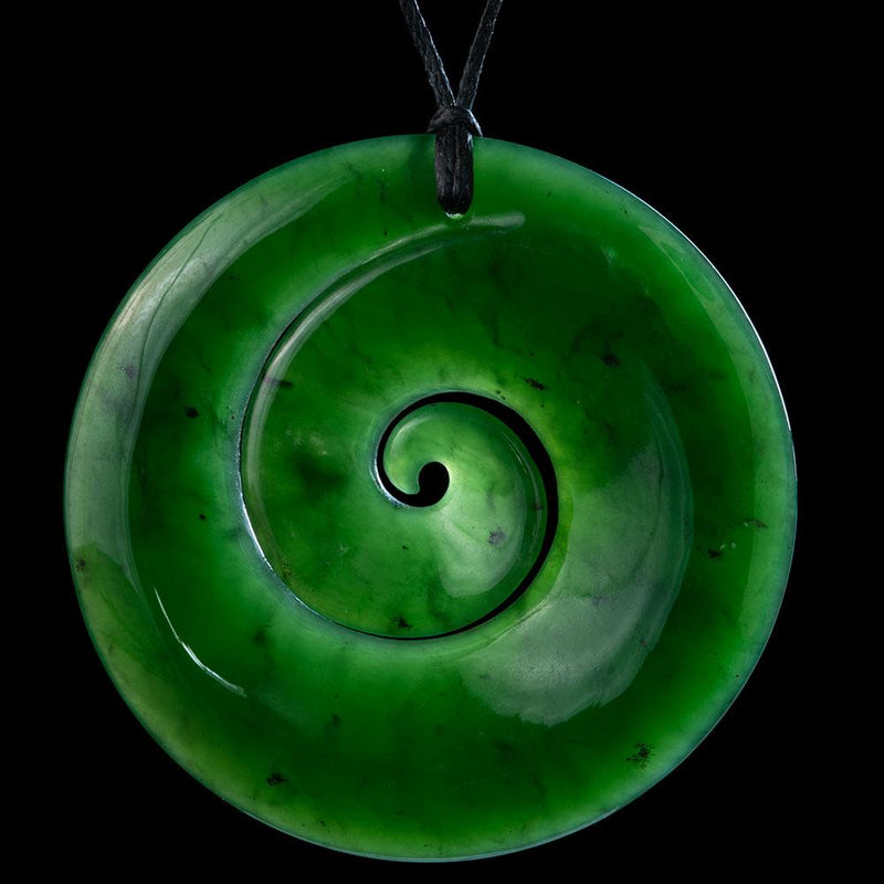 Large Jade Koru