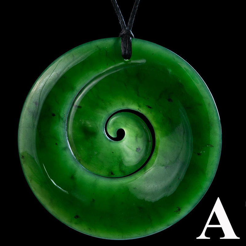 Large Jade Koru