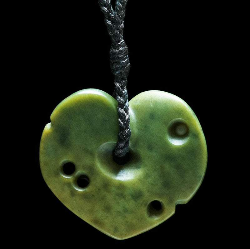 Small Flower Jade Kawakawa leaf by Nick Balme