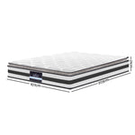 King Single Pillow Top Spring Mattress - Pay 50% deposit & we deliver