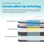 King Single Pillow Top Spring Mattress - Pay 50% deposit & we deliver