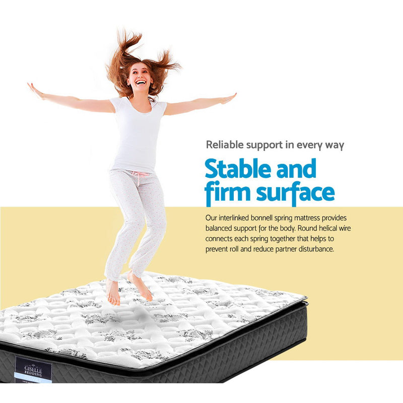 King Single Pillow Top Foam Mattress - Pay 50% deposit & we deliver