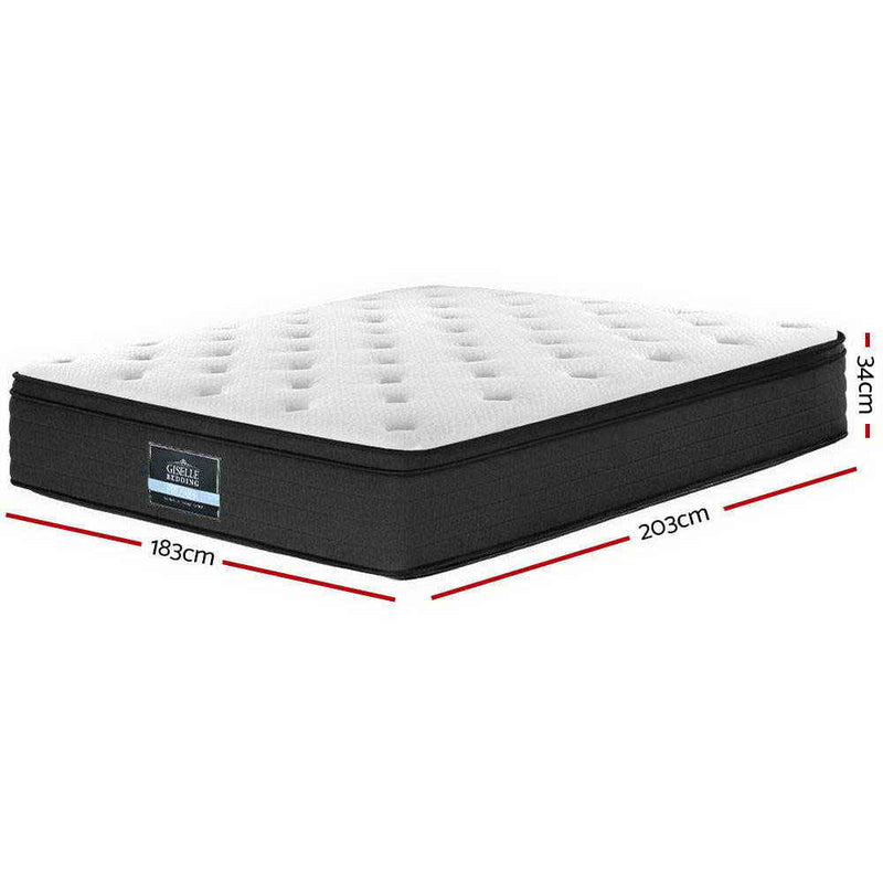 King Size 7 Zone Euro Top Mattress - Pay 50% Deposit & we deliver