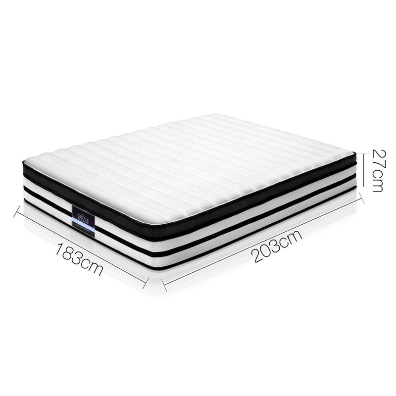 King Size Thick Spring Foam Mattress - Pay 50% deposit & we deliver