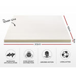 Queen Memory Foam Mattress Topper - Pay 50% deposit & we deliver