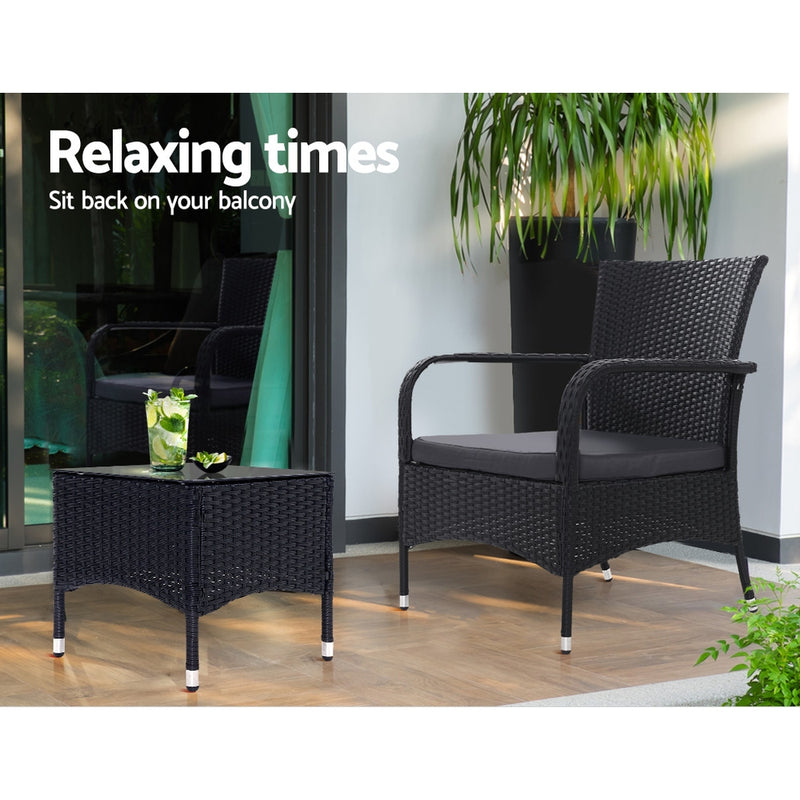 Patio Set Wicker Rattan Conversation Set - Pay 50% deposit & we deliver