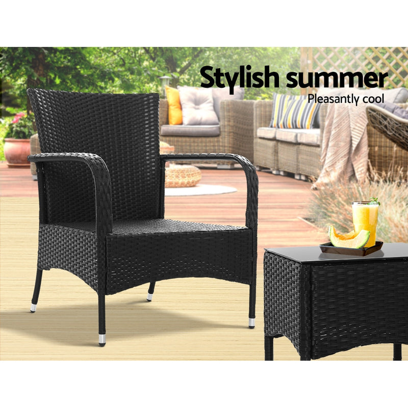 Patio Set Wicker Rattan Conversation Set - Pay 50% deposit & we deliver