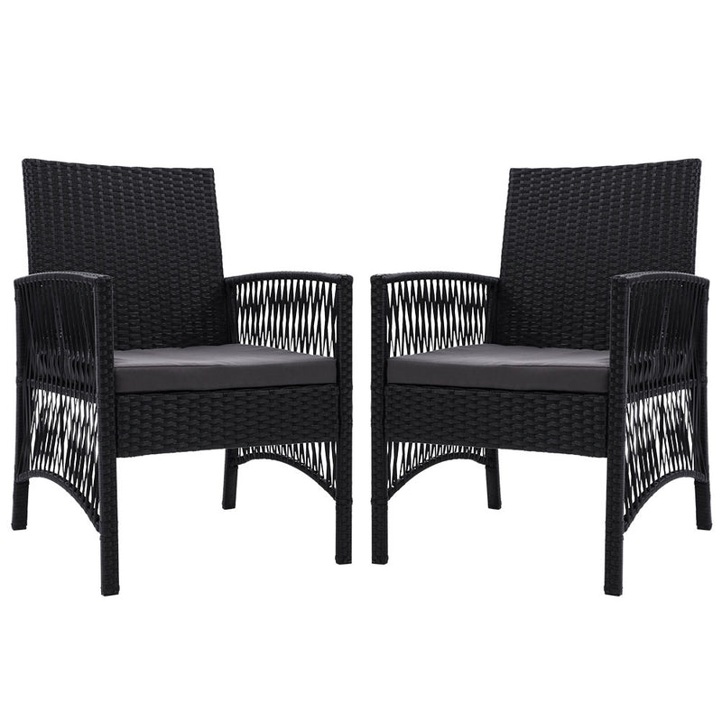 Dining Chairs Rattan Garden Patio - Pay 50% deposit & we deliver