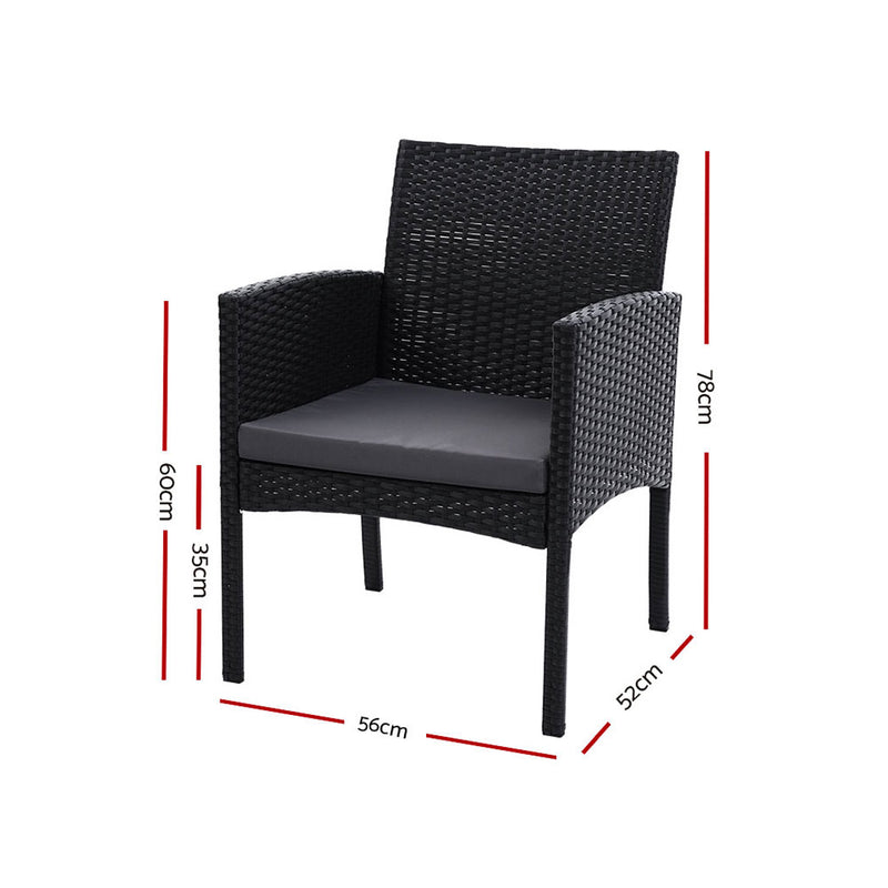 Bistro Chairs Patio Dining Chair/cushion - Pay 50% deposit & we deliver