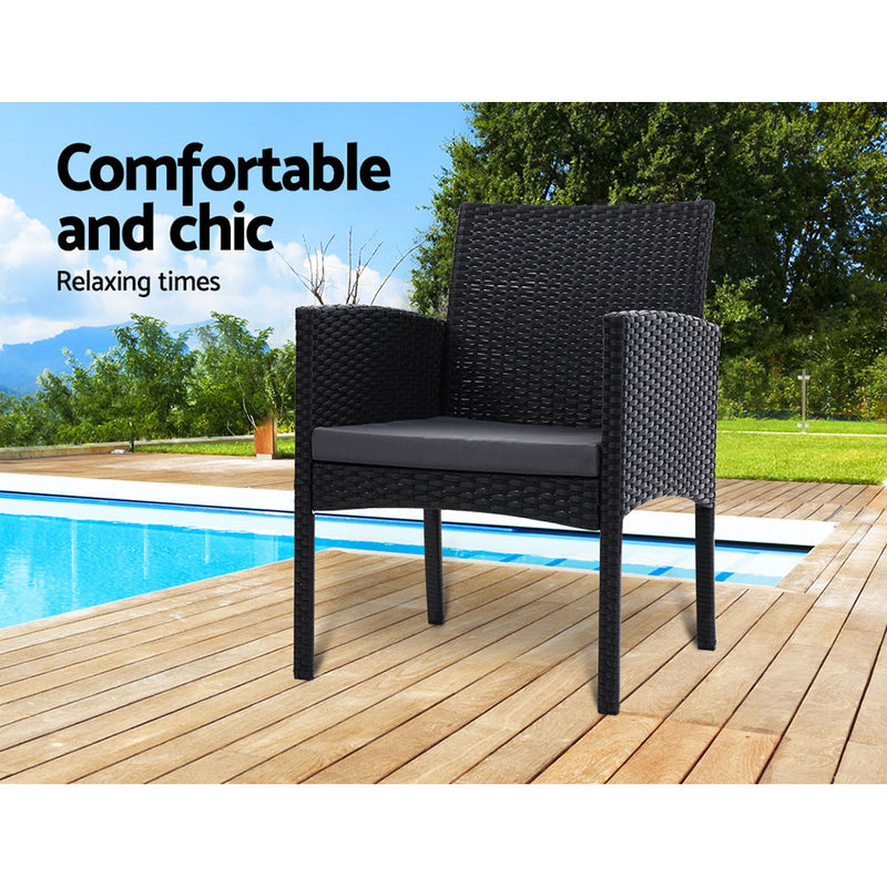 Bistro Chairs Patio Dining Chair/cushion - Pay 50% deposit & we deliver