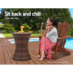 Cooler Ice Bucket Rattan Bar Coffee Table -Pay 50% deposit & we deliver