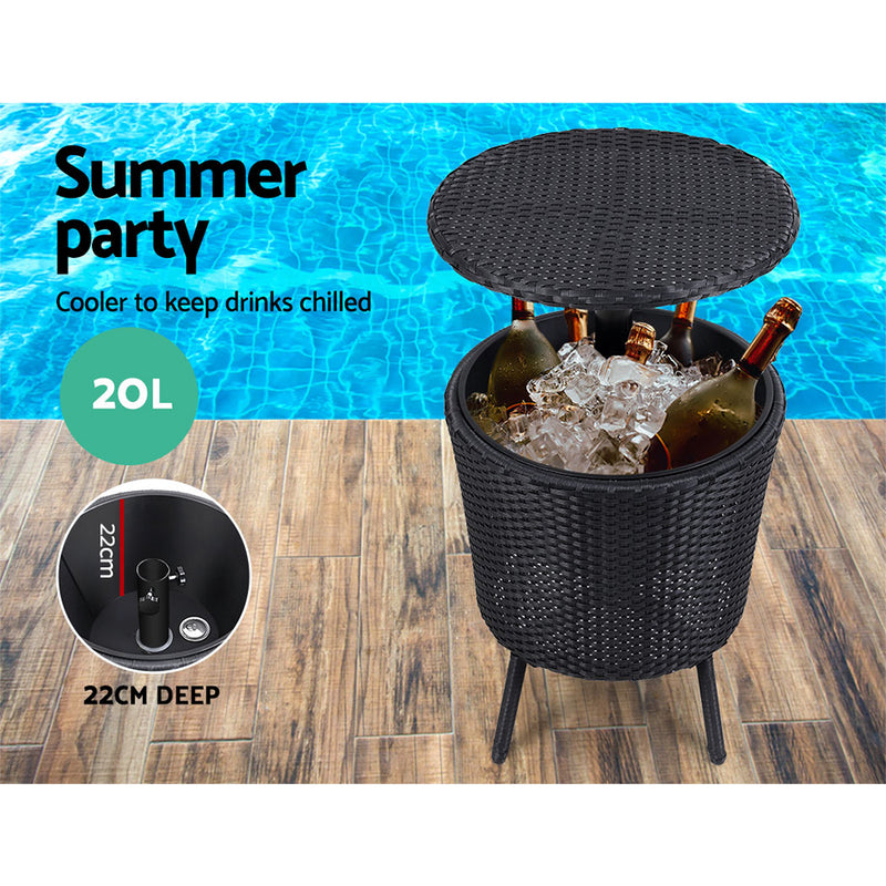 Table Cooler Ice Bucket Storage - Pay 50% deposit & we deliver