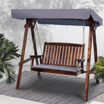 Wooden Garden Bench Canopy 2 Seater - Pay 50% deposit & we deliver