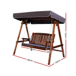 Swing Chair Garden Bench Canopy - Pay 50% deposit & we deliver