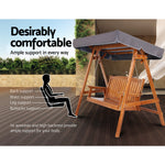 Swing Chair Bench Canopy 3 Seater - Pay 50% deposit & we deliver