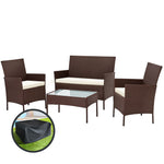 Outdoor Lounge Setting Rattan Set - Pay 50% deposit & we deliver