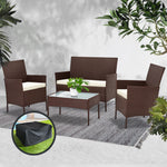 Outdoor Lounge Setting Rattan Set - Pay 50% deposit & we deliver