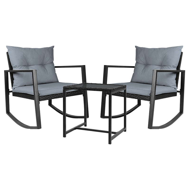 Gardeon Outdoor Chair Rocking Set