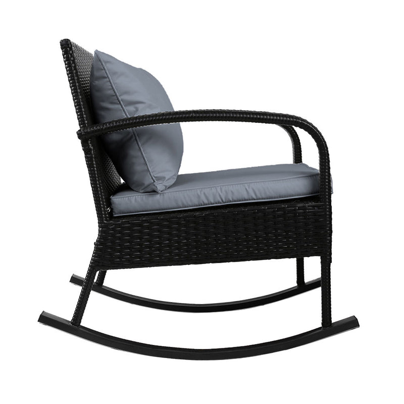 Rocking Chair Wicker Patio Lounge - Pay 50% deposit & we deliver