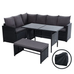 Dining Setting Sofa Wicker 8 Seater - Pay 50% deposit & we deliver