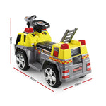 Rigo Kids Ride On Fire Truck Motorbike Motorcycle Car Yellow