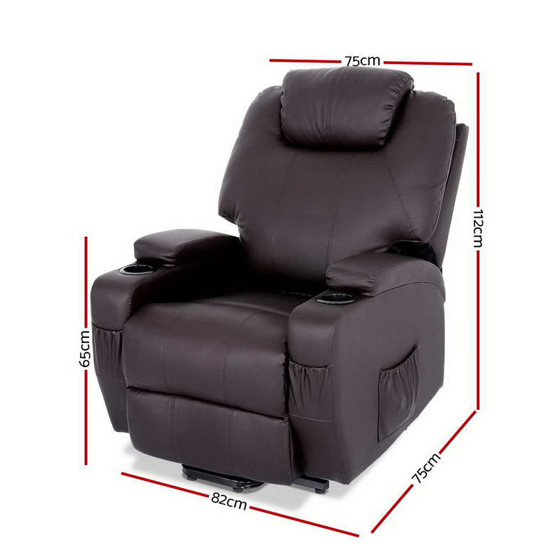 Electric Recliner Lift Chair Massage - Pay 50% deposit & we deliver