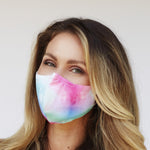 Rainbow Tie dye Face Mask