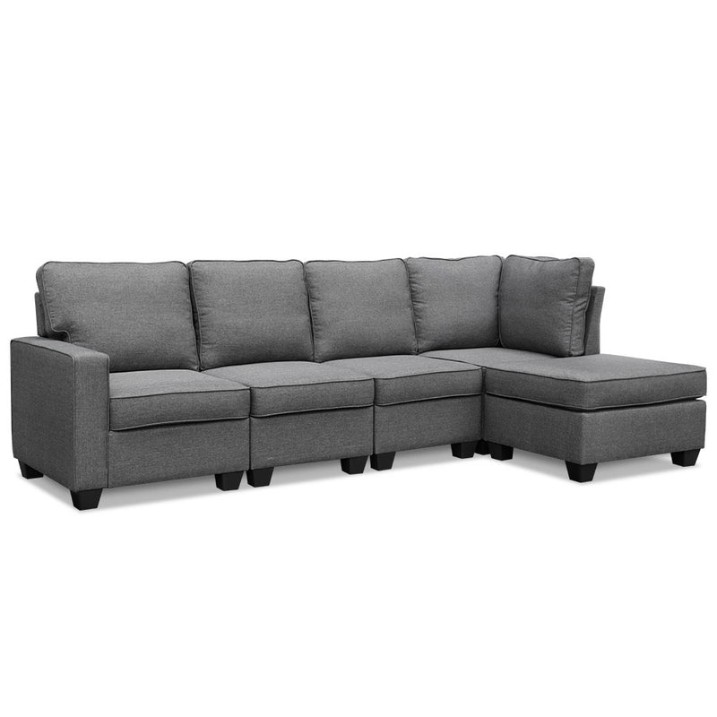 Sofa Set 5 Seater Modular Chaise - Pay 50% deposit & we deliver