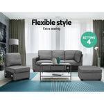 Sofa Set 5 Seater Modular Chaise - Pay 50% deposit & we deliver