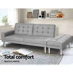 Sofa Bed Lounge Set 3 Seater Ottoman - Pay 50% deposit & we deliver