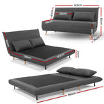 Sofa Bed Lounge Adjustable Seater - Pay 50% deposit & we deliver