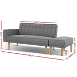 3 Seater Sofa Bed Ottoman Recliner - Pay 50% deposit & we deliver