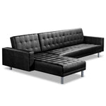 Modular PU Leather Sofa Bed - Pay 50% deposit & we deliver