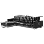 Modular PU Leather Sofa Bed - Pay 50% deposit & we deliver