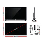 Devanti Smart TV 40 Inch LED TV 40"2K Full HD LCD Slim Screen Netflix Dolby