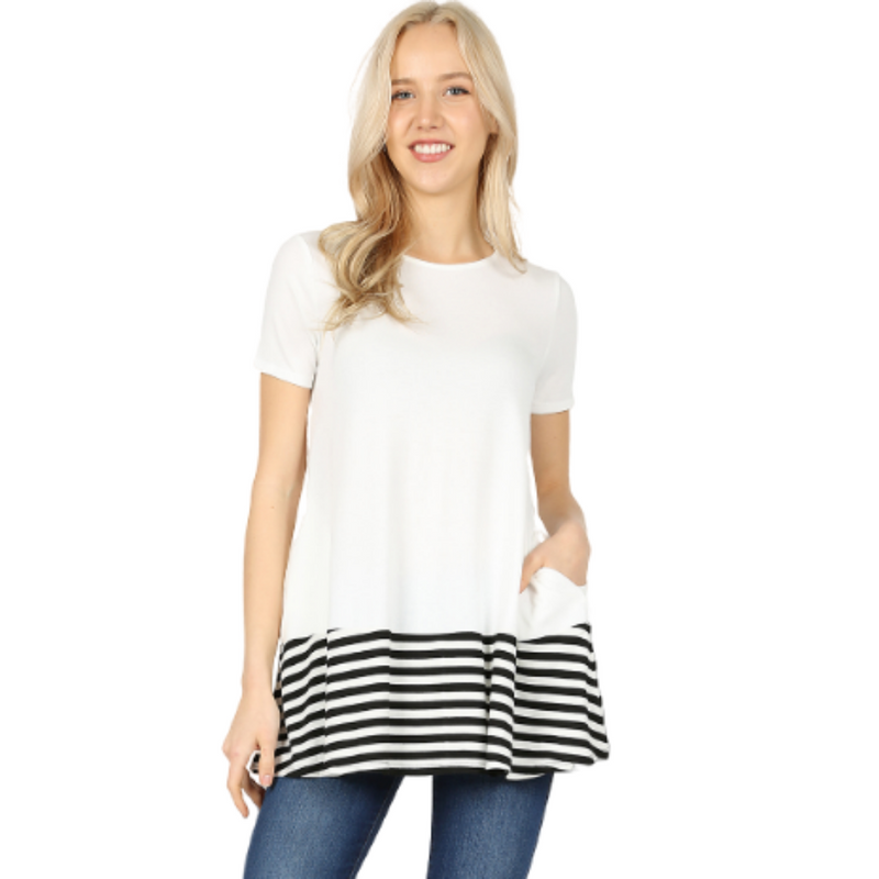 Stripe Block Top