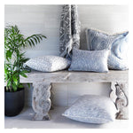 Cushion Cover-Coastal Fringe-Seminyak Blue-60cm x 60cm