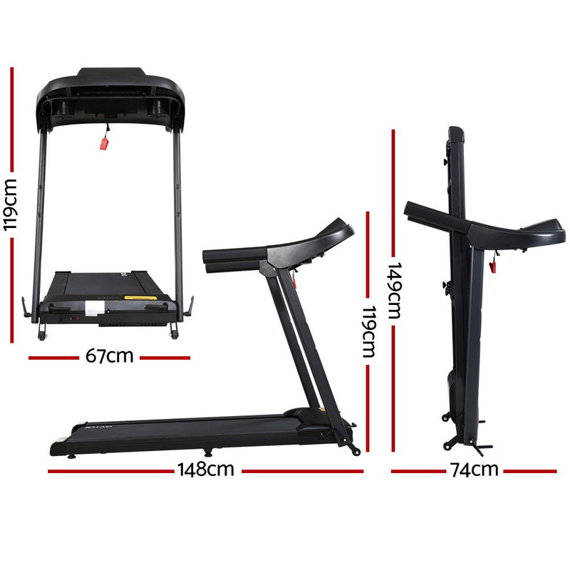 OVICX Electric Treadmill Home Gym Exercise Machine Fitness Equipment Compact