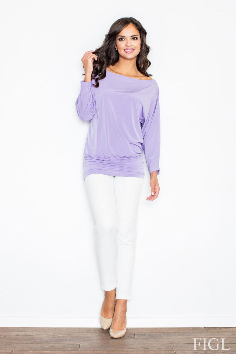 Purple Figl Blouses