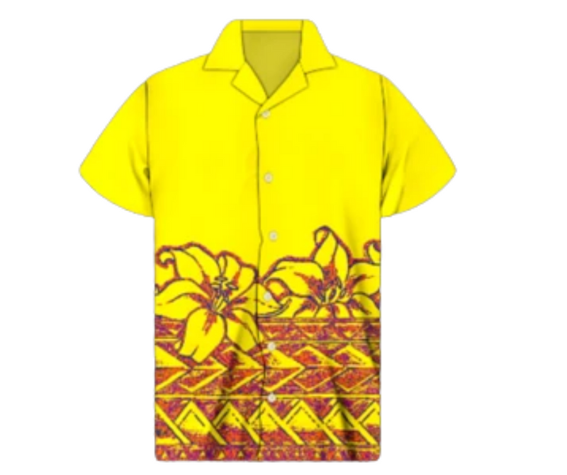 Unique design for Men's Aloha shirt