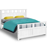 Bed Frame Queen Size Timber Base - Pay 50% deposit and we deliver