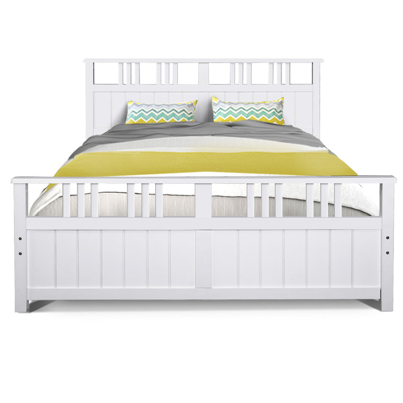 Bed Frame Queen Size Timber Base - Pay 50% deposit and we deliver