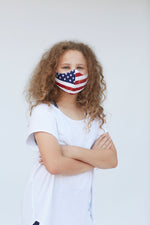 Youth American Flag Face Mask