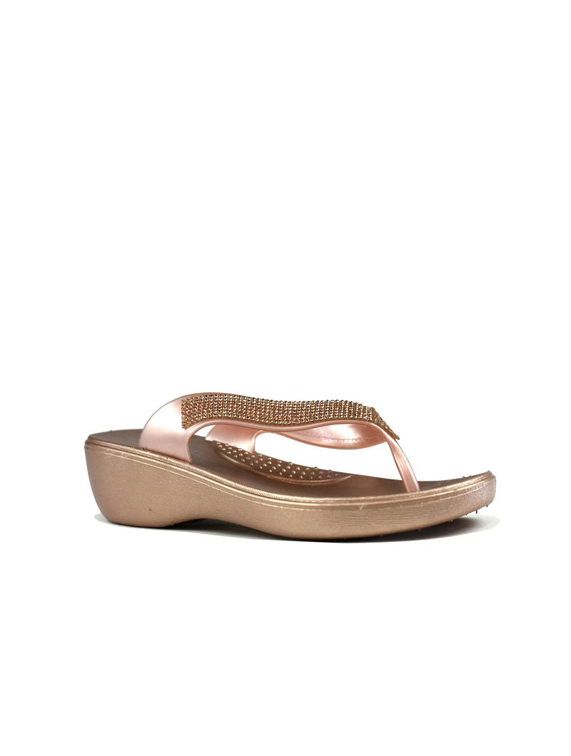 Sturdy Star Flip Flop Rose Gold