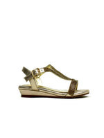 Low Wedge Glamour Gold