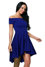 Blue All The Rage Skater Dress