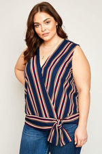 Paizlee Striped Top