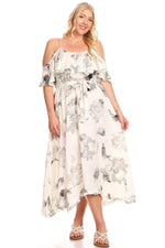 Sylvie Floral Midi Dress