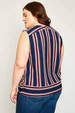 Paizlee Striped Top