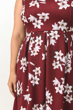 Claudia Floral Empire Dress